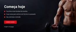 O Melhor Design De Site Para Comece A Treinar Conosco Hoje