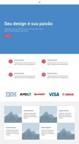 Aterrissagem 2 - Modelo De Site