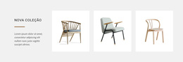 Novas Coleções De Cadeiras - Tema WordPress Gratuito