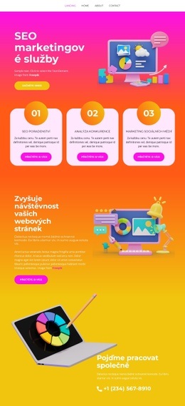 Osvědčený Výkon – Bezplatná Šablona Webových Stránek