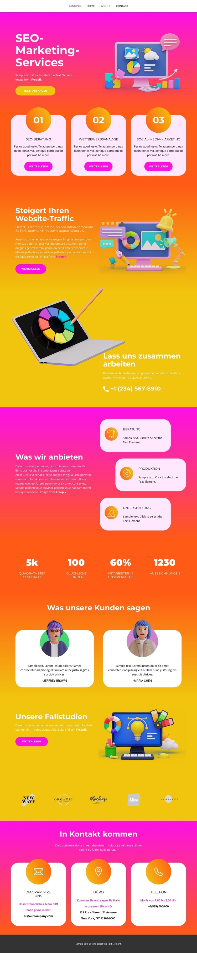 Bewährte Leistung HTML Website Builder