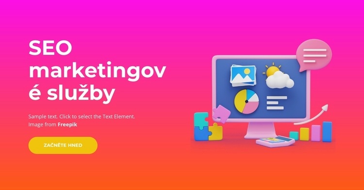 Vytvořený web rychleji a lépe Šablona HTML