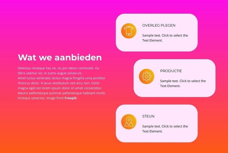 Miljoen bezoekersgroei Website mockup