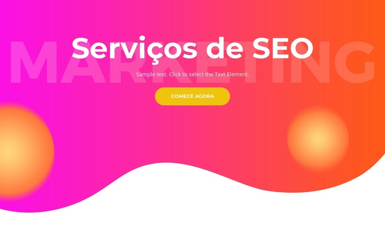 Excelente experiência digital Modelo de site