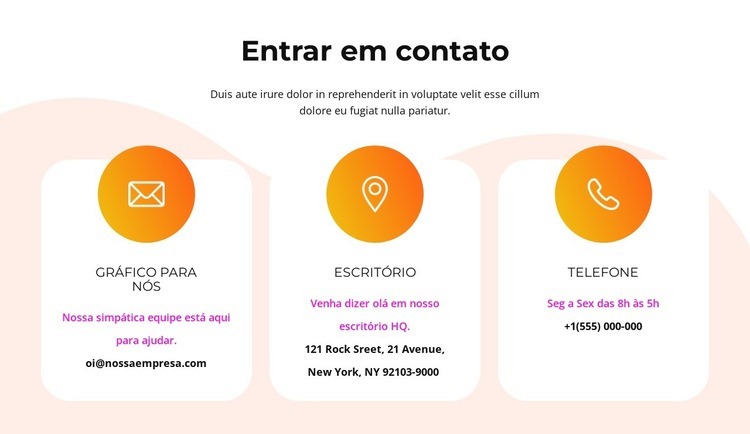 Construção de links Landing Page