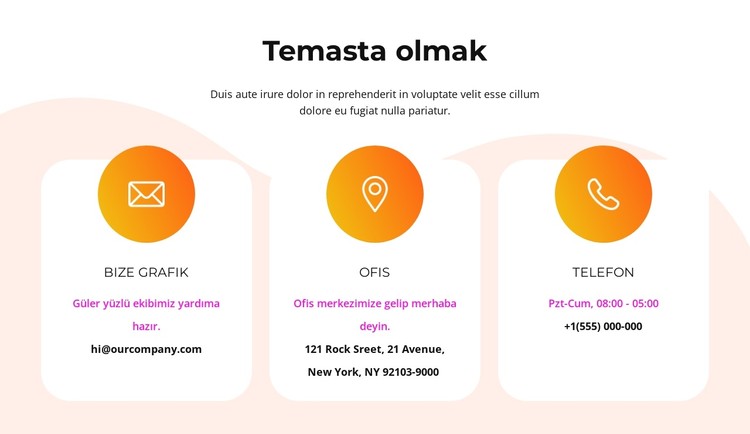 Bağlantı Kurma CSS Şablonu