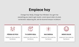 Programas De Entrenamiento Y Entrenamiento.: Plantilla De Página HTML