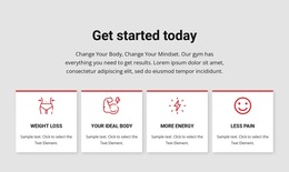 HTML5 Template Workout And Training Programs For Any Device