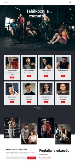 Lenyűgöző WordPress Téma Edzőink Profik Számára