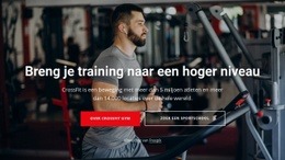 Multifunctionele Landingspagina Voor Onze Lessen Trainen Mobiliteit, Kracht, Conditie En Meer