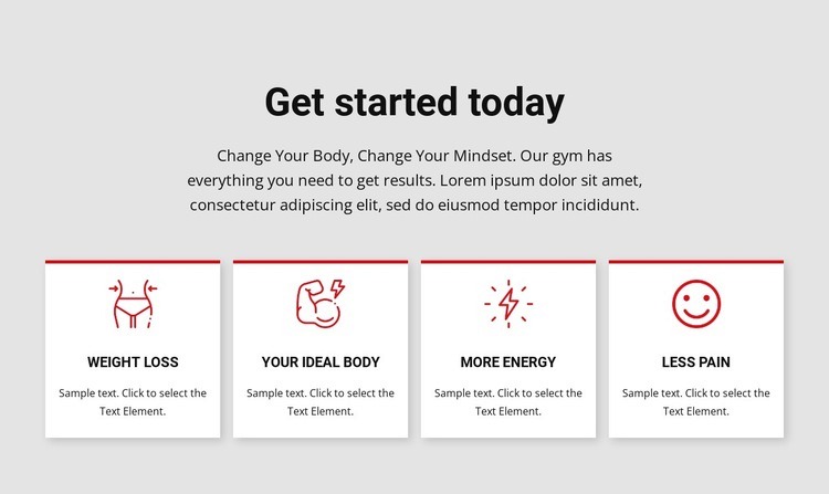 Workout and training programs Squarespace Template Alternative