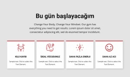 Egzersiz Ve Eğitim Programları -Web Sitesi Modelini Kullanmaya Hazır