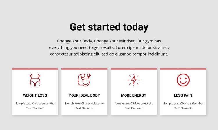 Workout and training programs Wix Template Alternative