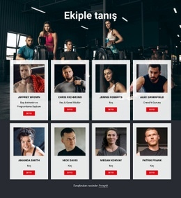 Crossfit Jimnastik Antrenörleri - Website Creator HTML