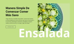 Comer Mas Sano - Hermosa Plantilla HTML5