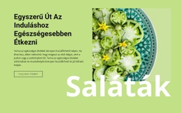 Egészségesebben Étkezni HTML Sablon