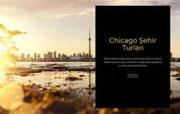 Chicago Şehir Turları Için Tasarım Şablonu