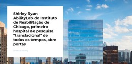 HTML Da Página Para Hospital De Pesquisa