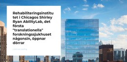 Forskningssjukhus - Gratis Webbplatsmall