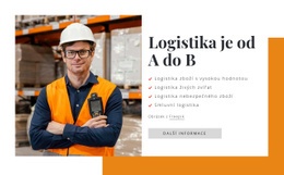 Logistika Je Od A Do B – Stažení Šablony HTML