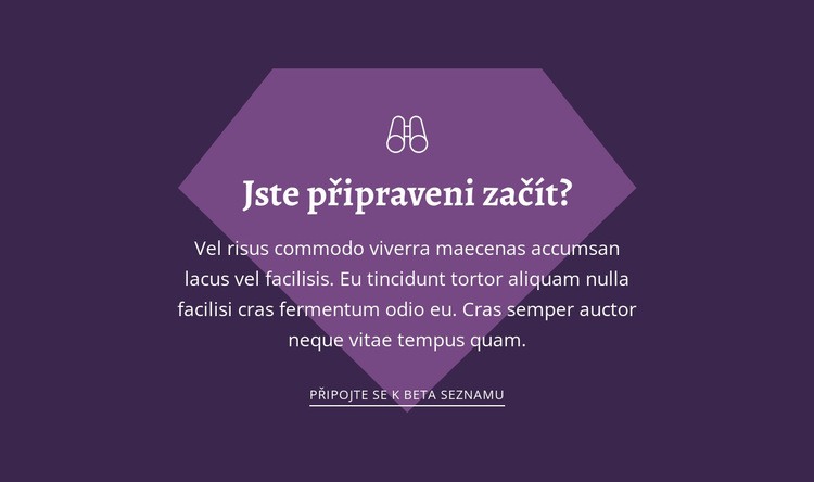 Připraveni začít Téma WordPress