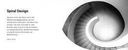 HTML-Seite Für Spiral Design