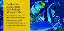 Treffen Sie Sichere Und Nachhaltige Entscheidungen Für Meeresfrüchte Vorlage