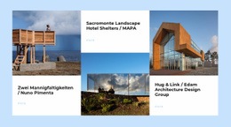 Moderner Und Nachhaltiger Ansatz - Inspiration Für Website-Design