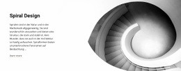 Spiral Design - Anpassbare Professionelle Zielseite