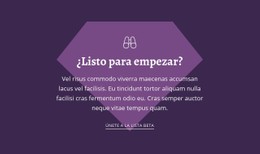 Listo Para Empezar Plantilla Gratuita