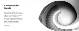 Conception En Spirale - Maquette De Site Web Pour N'Importe Quel Appareil