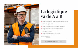 La Logistique Va De A À B Constructeur Joomla