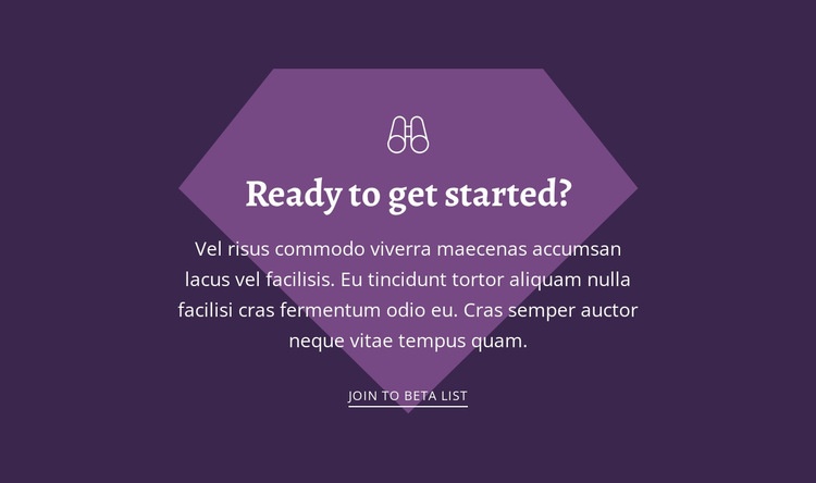 Ready to get started Homepage Design