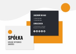 Kreatywny Kontakt Z Nami Blok - Projekt Funkcjonalności