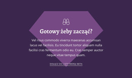 Gotowy Żeby Zacząć - Szablon Strony HTML