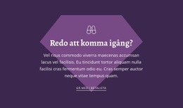 Redo Att Komma Igång - Funktionsdesign