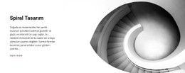 Spiral Tasarım Için Sayfa HTML'Si