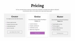 Creator Ad Other Pricing Plans