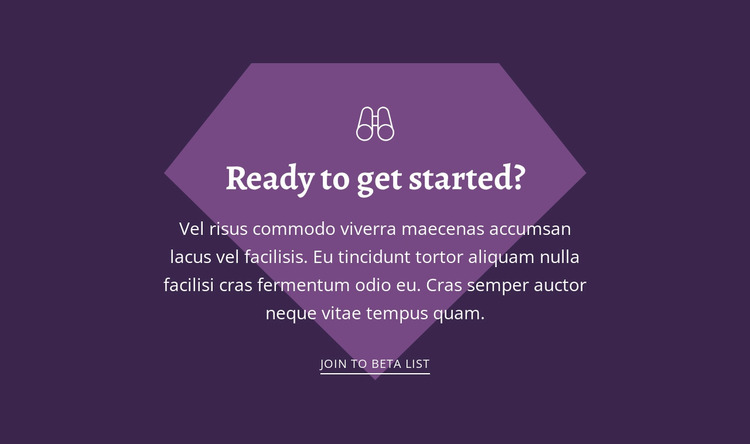 Ready to get started Website Mockup