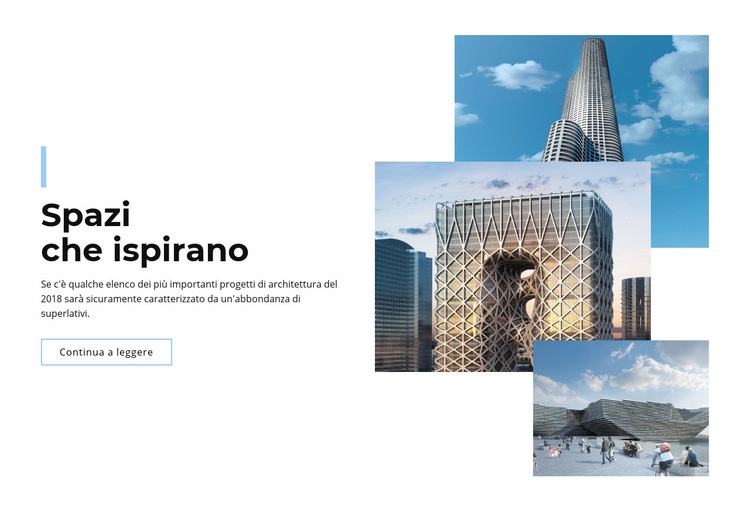 Spazi in città Progettazione di siti web