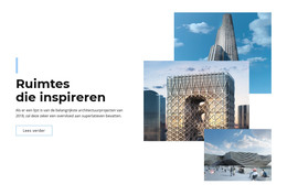 Gelaagde afbeeldingen Website sjablonen