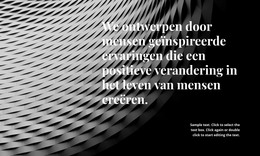 Nieuw Thema Voor Mensen Die Schoonheid Creëren