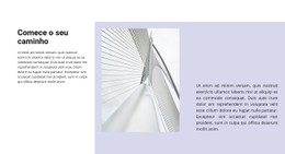 Comece Seu Caminho Para Os Negócios Modelo De Página Única
