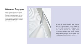 İşe Giden Yola Başlayın Tek Sayfalık Şablon