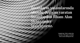 Güzellik Yaratan Insanlar - Duyarlı HTML5 Şablonu