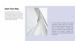 Start Your Way To Business - Free Download Website Mockup