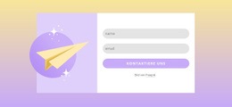 Kreativstes Design Für Formular Mit Farbverlauf Abonnieren