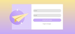 HTML5 Responsivo Para Formulário De Inscrição Com Gradiente