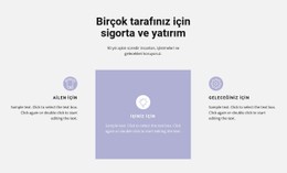 Farklılıklar Ve Avantajlar Basit HTML CSS Şablonu