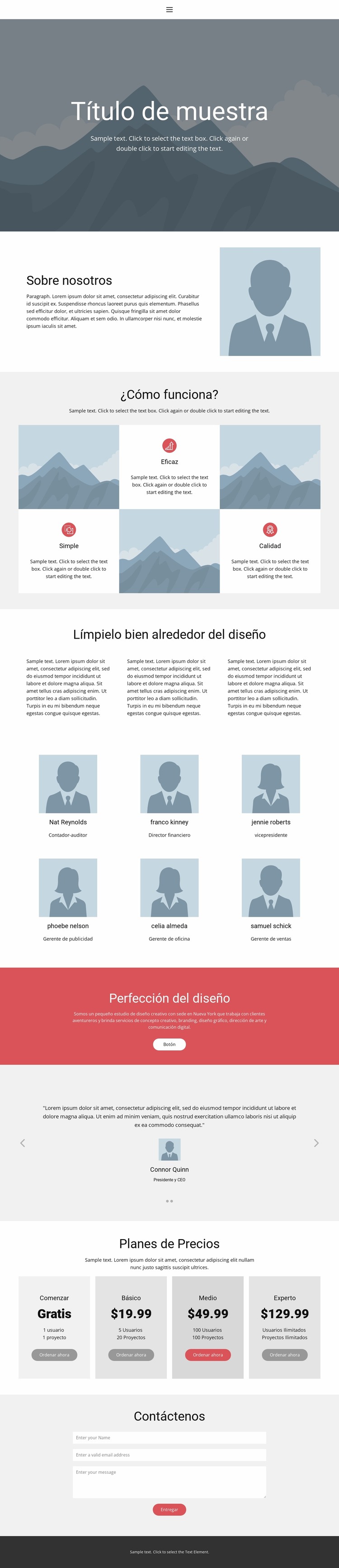 Sobre nosotros 1 Plantilla Joomla